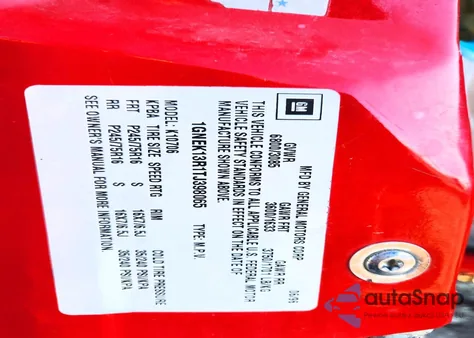 1996 Chevrolet Tahoe K1500 z USA, uszkodzony, nr VIN 1GNEK13R1TJ398065